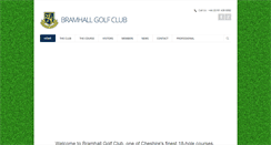 Desktop Screenshot of bramhallgolfclub.co.uk