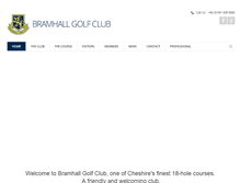 Tablet Screenshot of bramhallgolfclub.co.uk